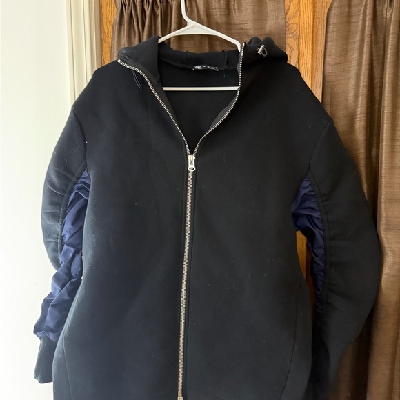 Zara Women’s Navy/Black Tracksuit Drawstring Pants
sz M/28 & Jacket Size S / 26 - Picture 4 of 16